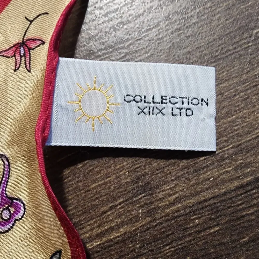 Collection XIIX Silk Floral Kite Scarf Shawl